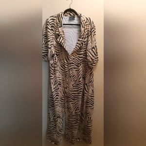 Animal print maxi dresd